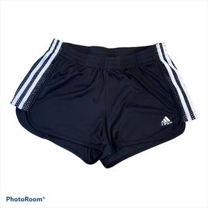 Black running shorts